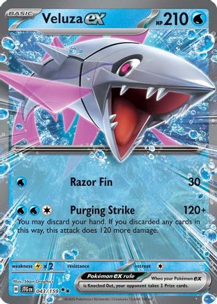 Veluza ex 043/159 - SV09 Journey Together Holofoil