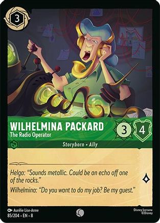 Wilhelmina Packard - The Radio Operator (85/204) - Reign of Jafar