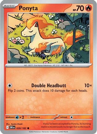 Ponyta 029 - SV10 Destined Rivals
