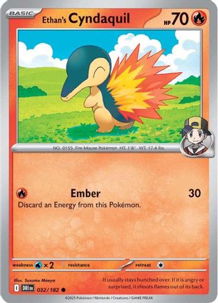 Ethan's Cyndaquil 032 - SV10 Destined Rivals
