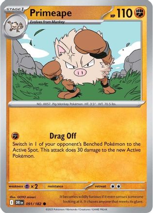 Primeape 091 - SV10 Destined Rivals