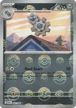 Klang (Poke Ball Pattern) 062/086 - SV Black Bolt - Holofoil