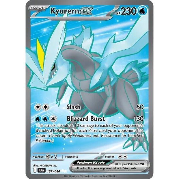 Kyurem ex (157/086) (SV: Black Bolt)