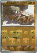 Timburr (Master Ball Pattern) 047/086 - SV Black Bolt - Holofoil