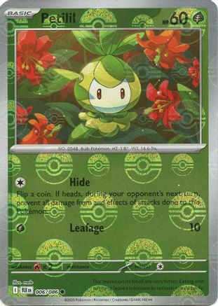 Petilil (Poke Ball Pattern) 006/086 - SV Black Bolt - Holofoil
