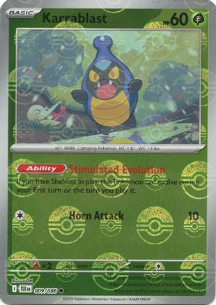 Karrablast (Poke Ball Pattern) 009/086 - SV Black Bolt - Holofoil