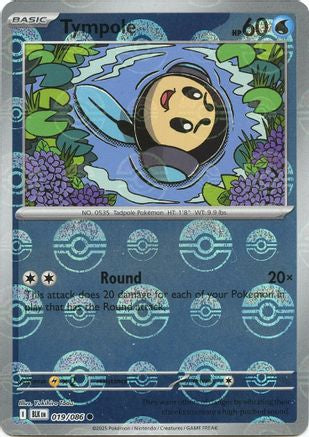 Tympole (Poke Ball Pattern) 019/086 - SV Black Bolt - Holofoil