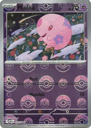 Munna (Poke Ball Pattern) 035/086 - SV Black Bolt - Holofoil
