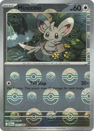 Minccino (Poke Ball Pattern) 075/086 - SV Black Bolt - Holofoil
