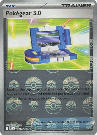Pokegear 3.0 (Poke Ball Pattern) 084 - SV Black Bolt - Holofoil