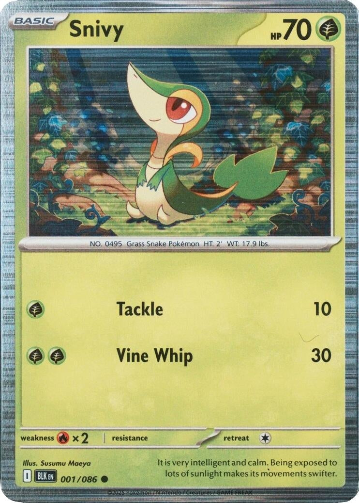 Snivy - 001/086 (Unova Poster Collection) (001/086) (Miscellaneous Cards & Products) (MCAP)