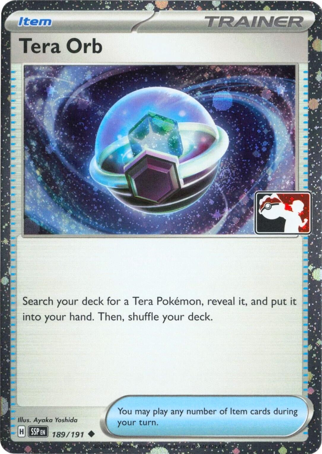 Tera Orb - 189/191 (Cosmos Holo) (189/191) (Prize Pack Series Cards)