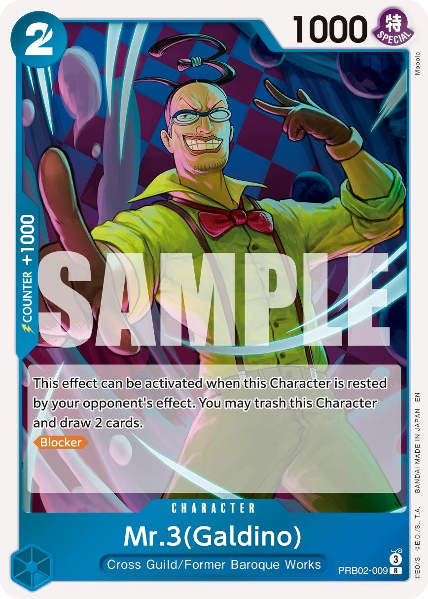 Mr.3(Galdino) - PRB02-009 (PRB02-009) (Premium Booster -The Best- Vol. 2) (PRB-02)