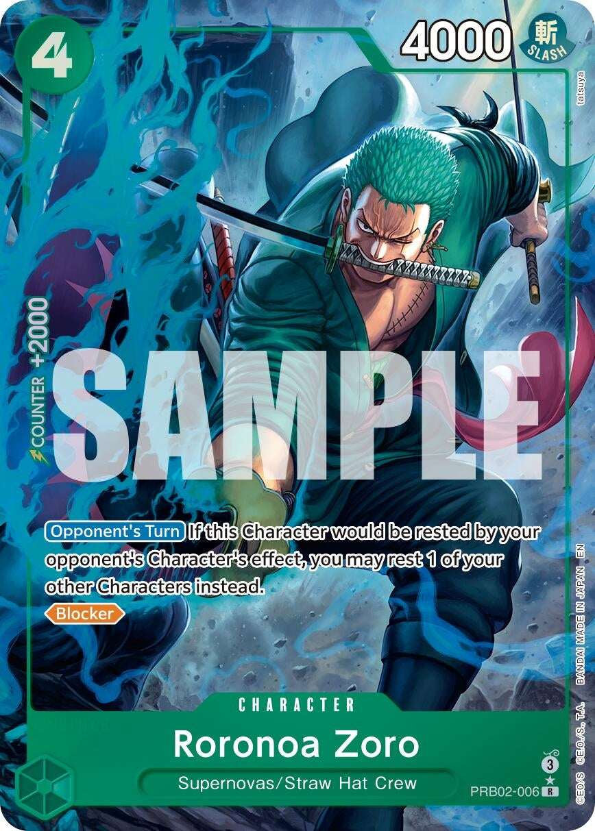 Roronoa Zoro - PRB02-006 (Alternate Art) (PRB02-006) (Premium Booster -The Best- Vol. 2) (PRB-02)