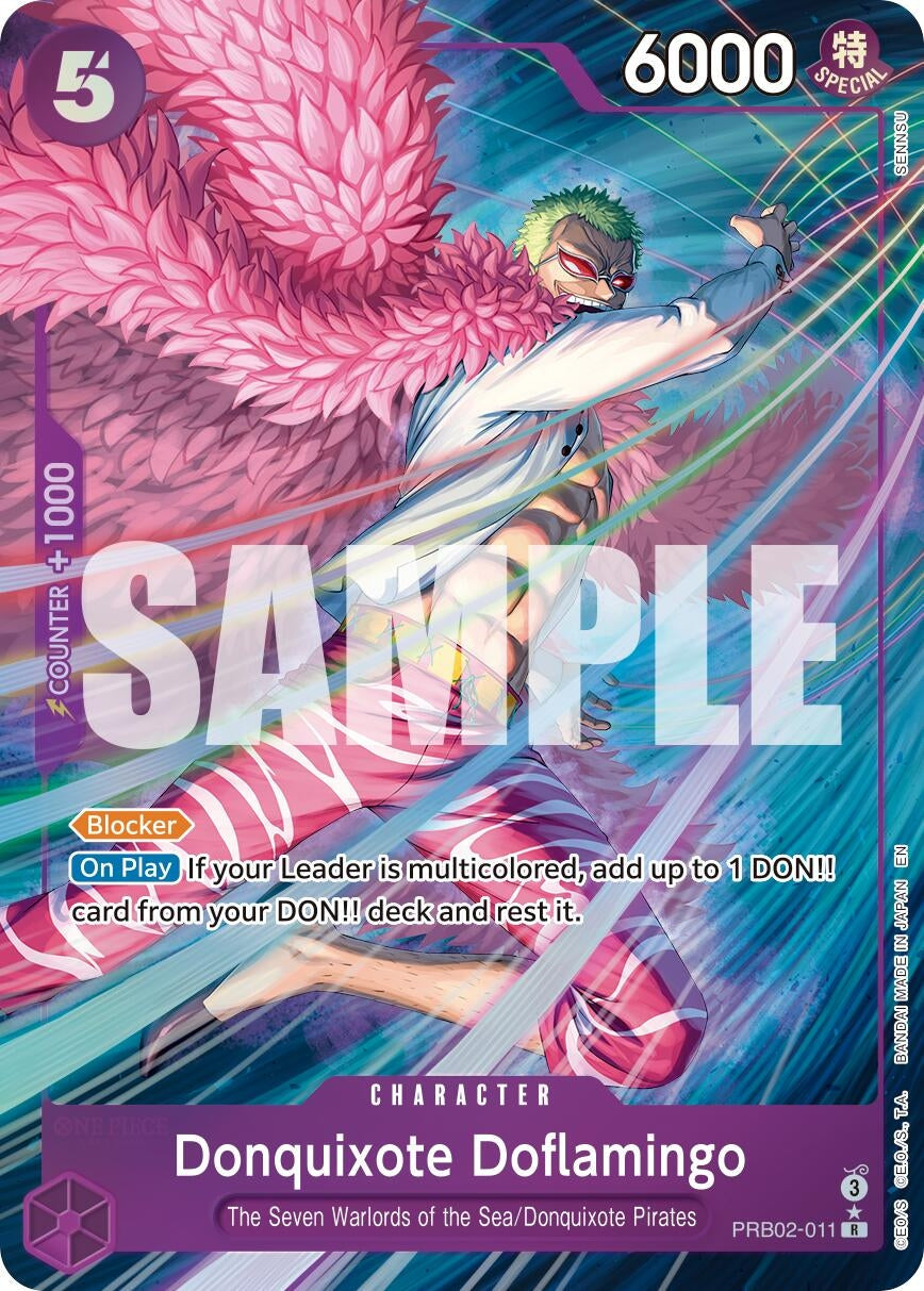 Donquixote Doflamingo (Alternate Art) (PRB02-011) (Premium Booster -The Best- Vol. 2) (PRB-02)