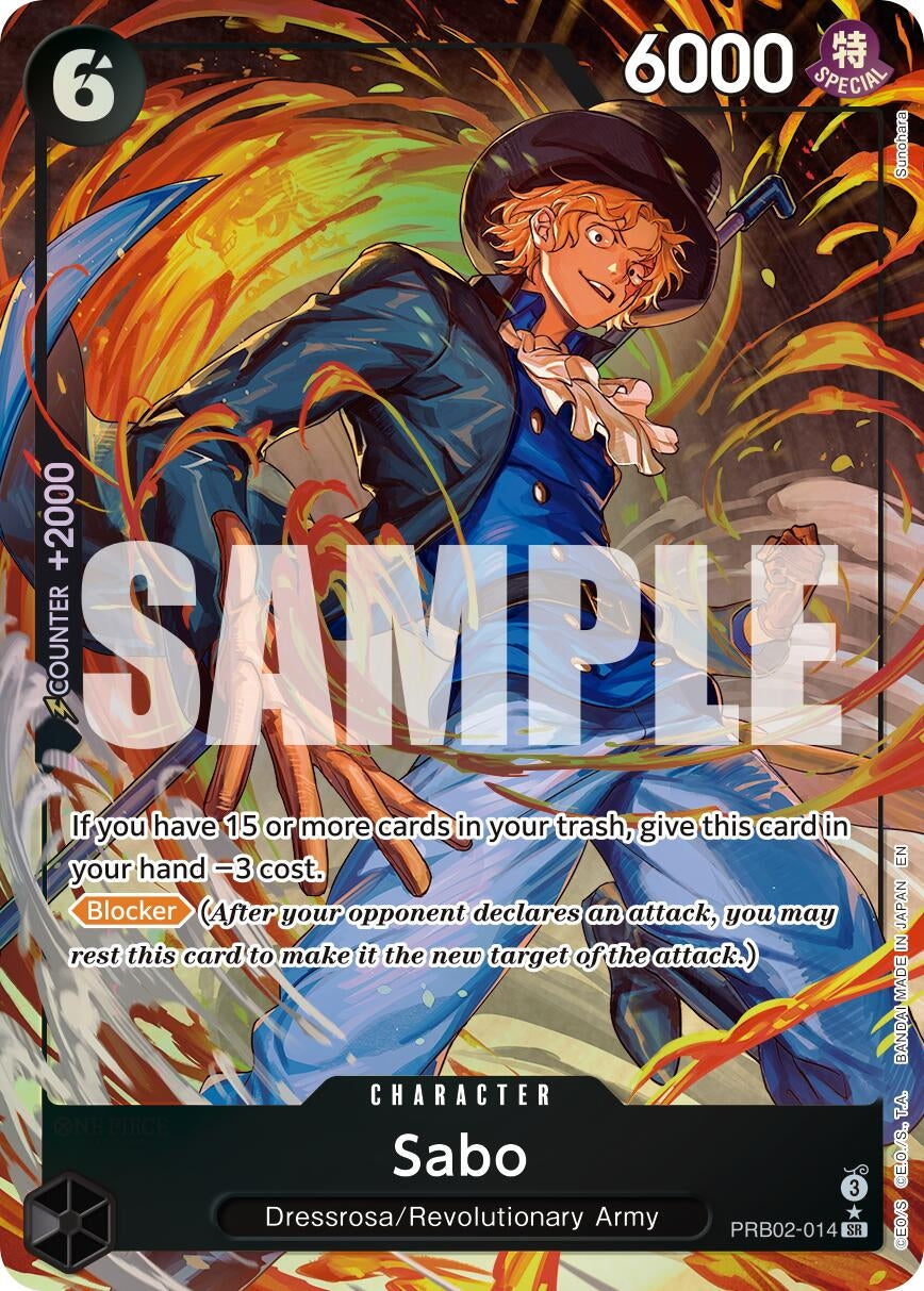 Sabo - PRB02-014 (Alternate Art) (PRB02-014) (Premium Booster -The Best- Vol. 2) (PRB-02)
