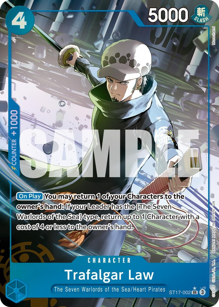Trafalgar Law - ST17-002 (Alternate Art) (ST17-002) (Premium Booster -The Best- Vol. 2) (PRB-02)
