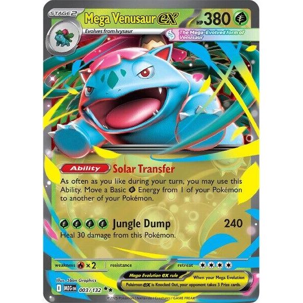 Mega Venusaur ex (003/132) (ME01: Mega Evolution)
