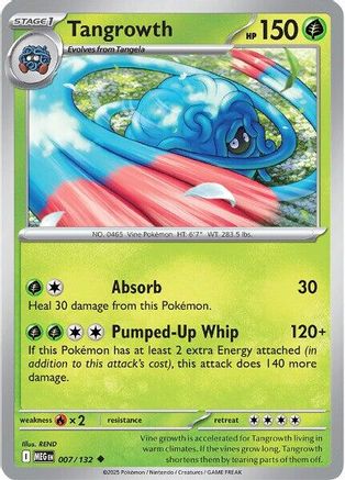 Tangrowth 007 - ME01 Mega Evolution Reverse Holofoil