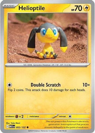 Helioptile 052/132 - ME01 Mega Evolution
