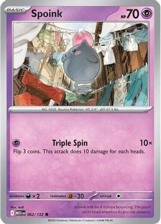 Spoink 062 - ME01 Mega Evolution