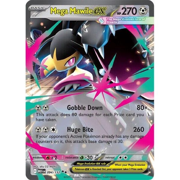 Mega Mawile ex (094/132) (ME01: Mega Evolution)