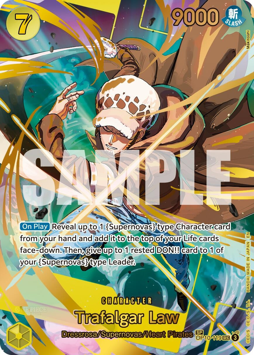 Trafalgar Law - OP10-119 (SP) (OP10-119) (Premium Booster -The Best- Vol. 2) (PRB-02)