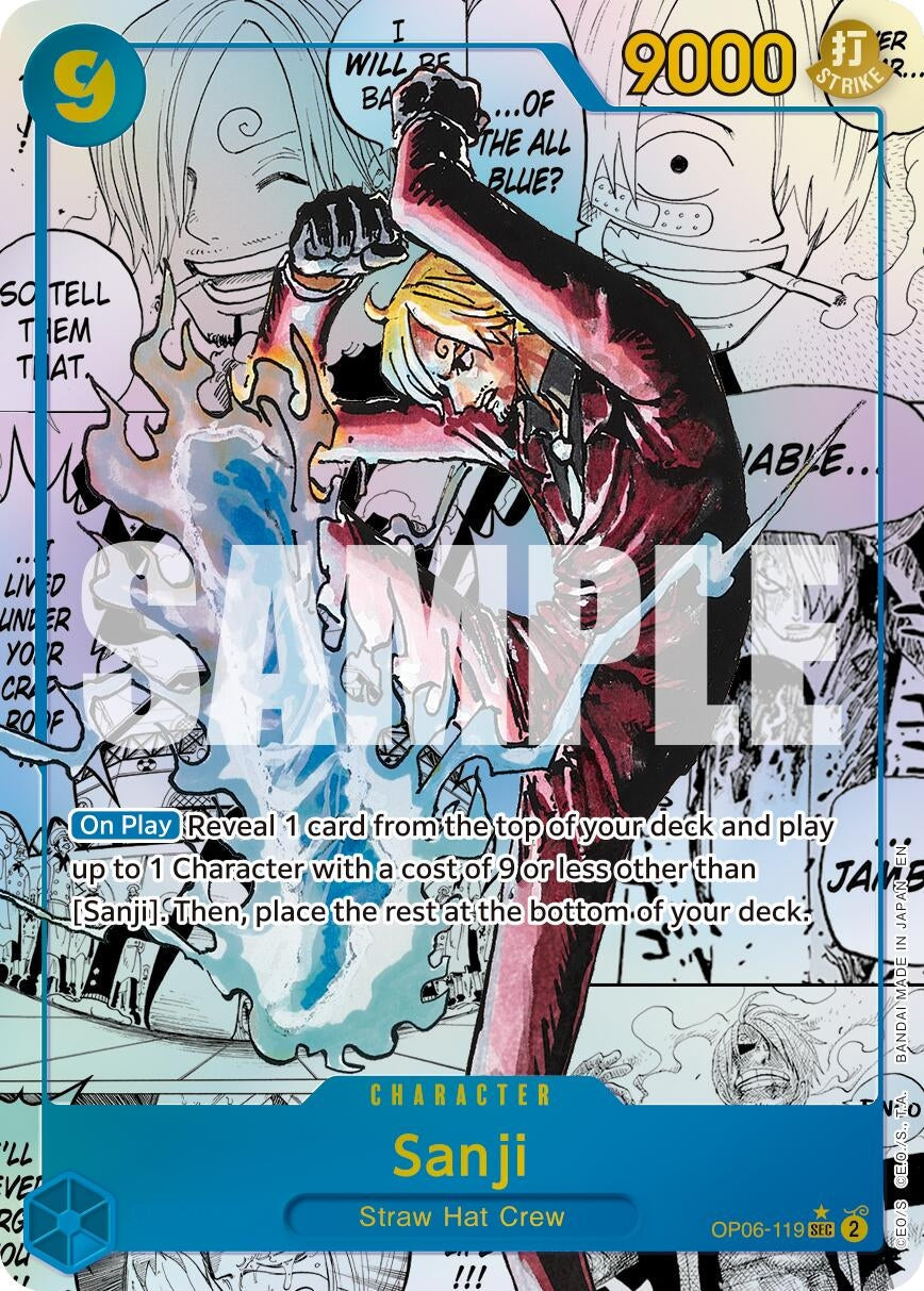 Sanji - OP06-119 (Manga) (OP06-119) (Premium Booster -The Best- Vol. 2) (PRB-02)