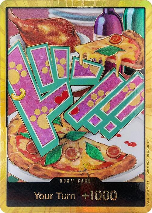 DON!! Card (Bonney) (Gold) (Premium Booster -The Best- Vol. 2) (PRB-02)