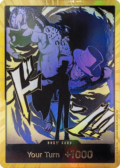 DON!! Card (Rob Lucci) (Gold) (Premium Booster -The Best- Vol. 2) (PRB-02)