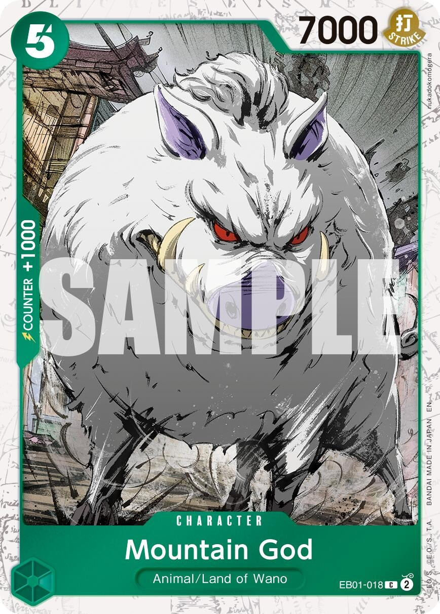 Mountain God (Pirate Foil) (EB01-018) (Premium Booster -The Best- Vol. 2) (PRB-02)