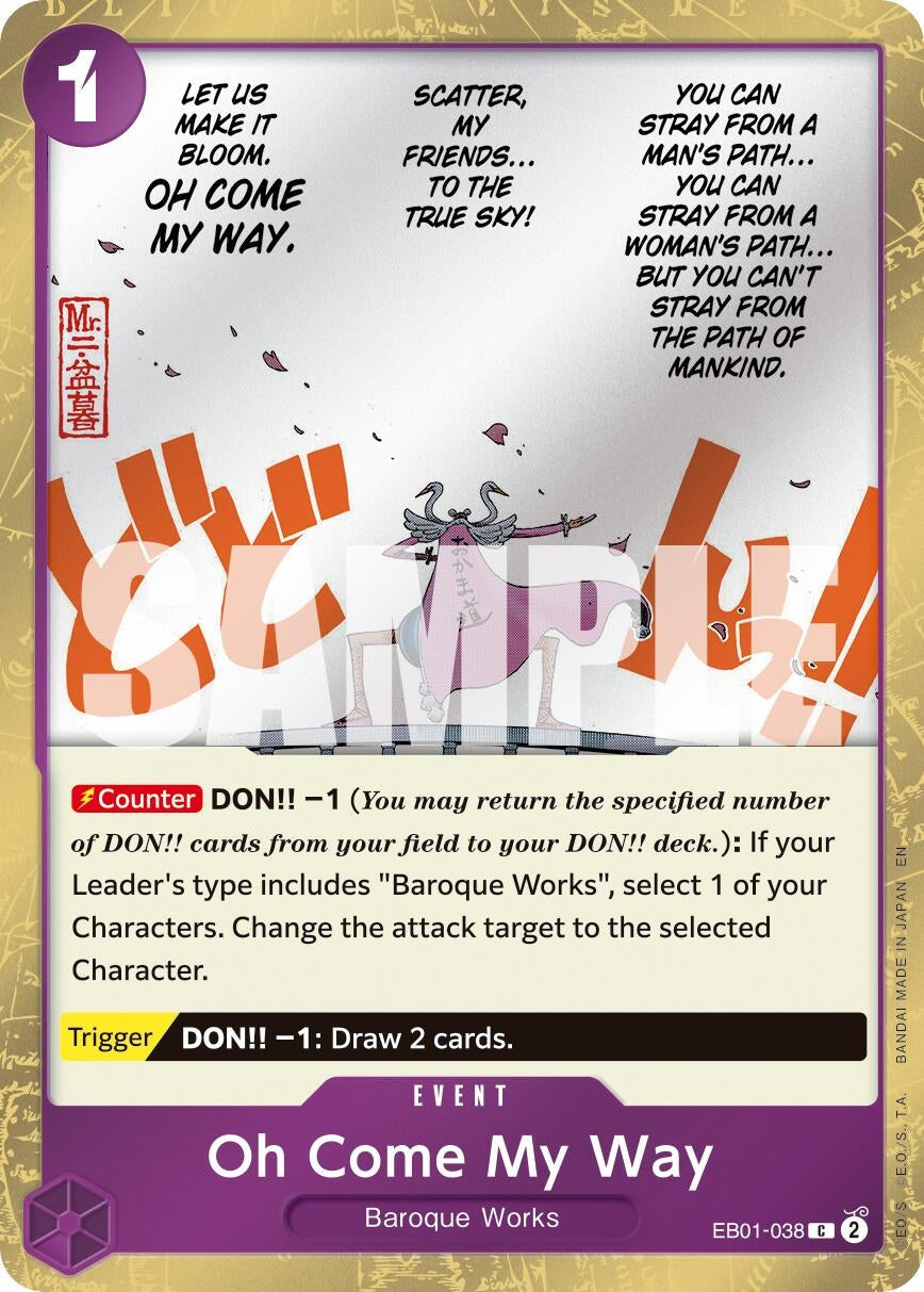 Oh Come My Way (Pirate Foil) (EB01-038) (Premium Booster -The Best- Vol. 2) (PRB-02)