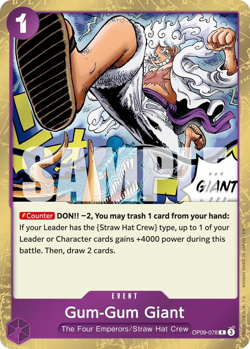 Gum-Gum Giant (Reprint) (OP09-078) (Premium Booster -The Best- Vol. 2) (PRB-02)