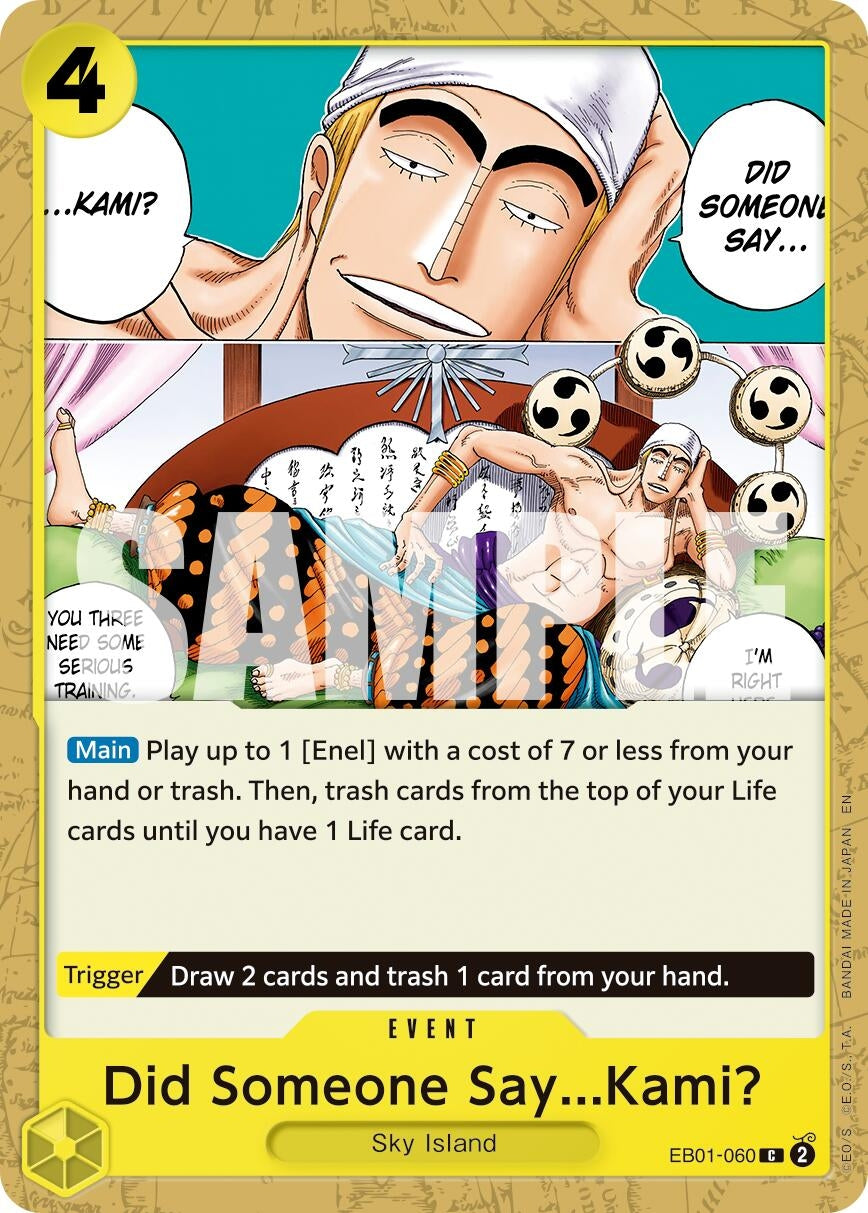Did Someone Say...Kami? (Reprint) (EB01-060) (Premium Booster -The Best- Vol. 2) (PRB-02)