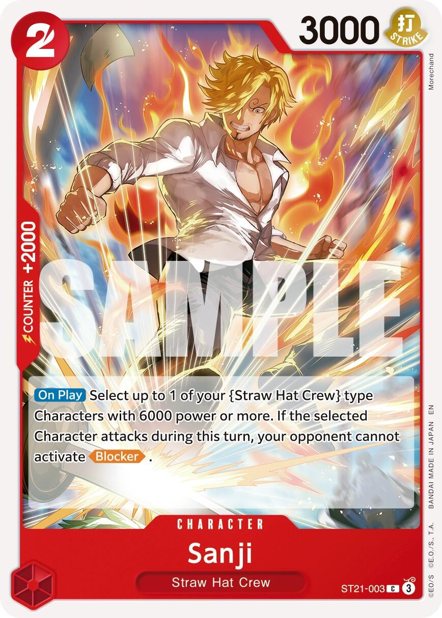 Sanji - ST21-003 (Reprint) (ST21-003) (Premium Booster -The Best- Vol. 2) (PRB-02)