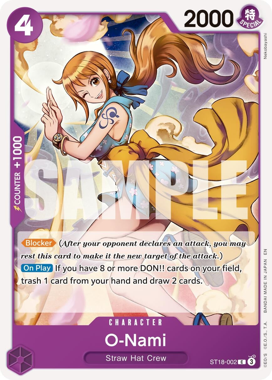 O-Nami (Reprint) (ST18-002) (Premium Booster -The Best- Vol. 2) (PRB-02)