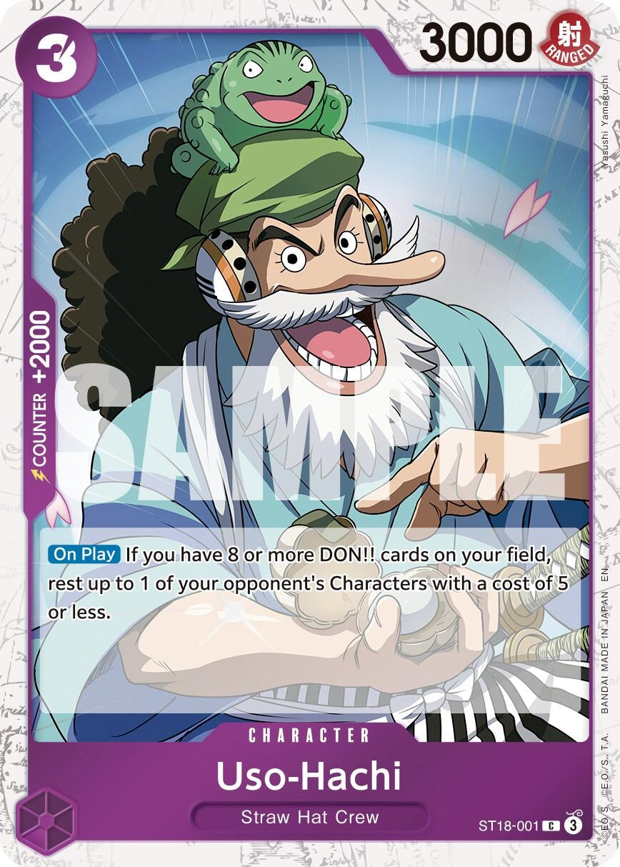 Uso-Hachi (Pirate Foil) (ST18-001) (Premium Booster -The Best- Vol. 2) (PRB-02)