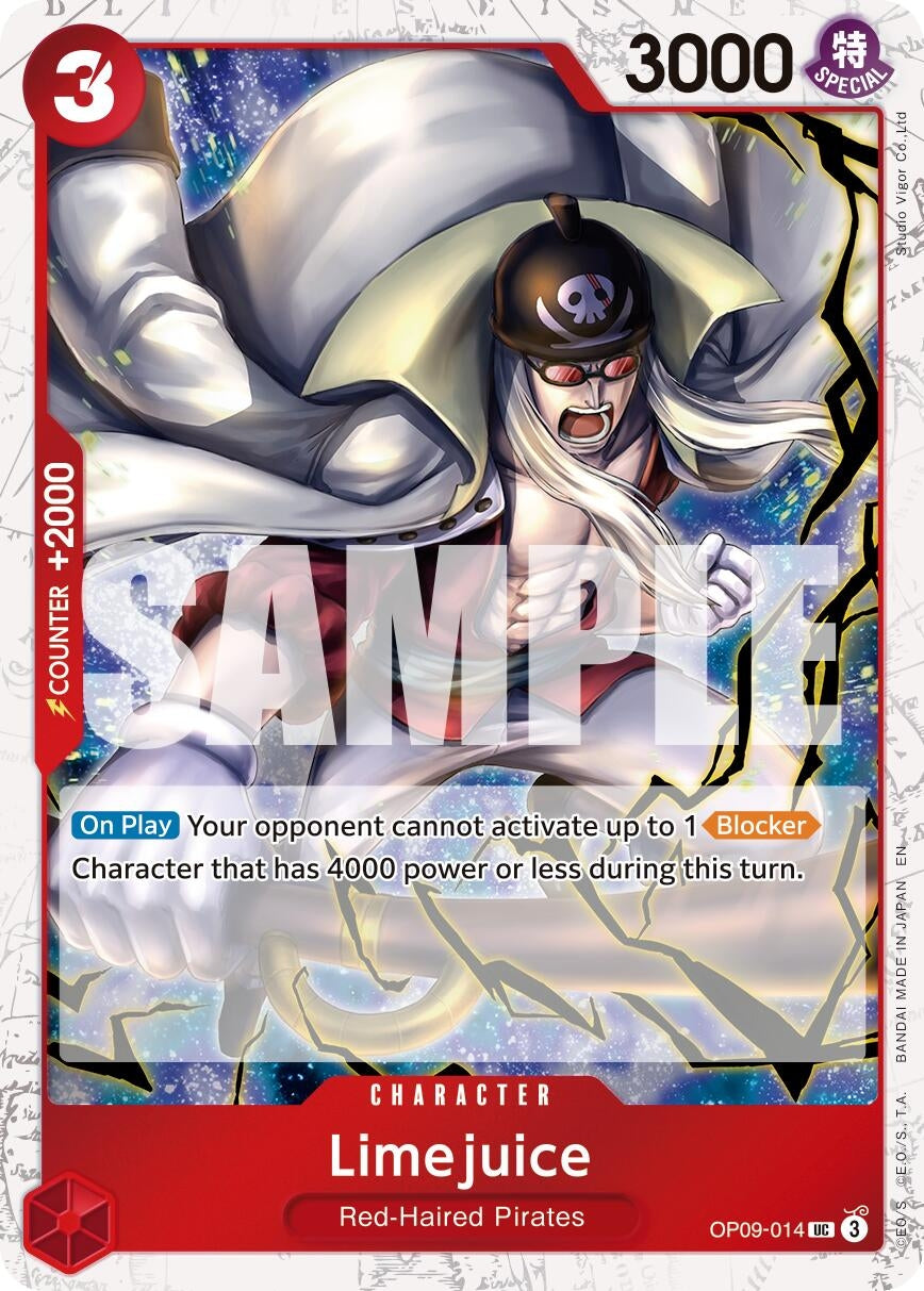 Limejuice (Pirate Foil) (OP09-014) (Premium Booster -The Best- Vol. 2) (PRB-02)