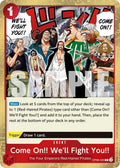 Come On!! We'll Fight You!! (Reprint) (OP09-020) (Premium Booster -The Best- Vol. 2) (PRB-02)