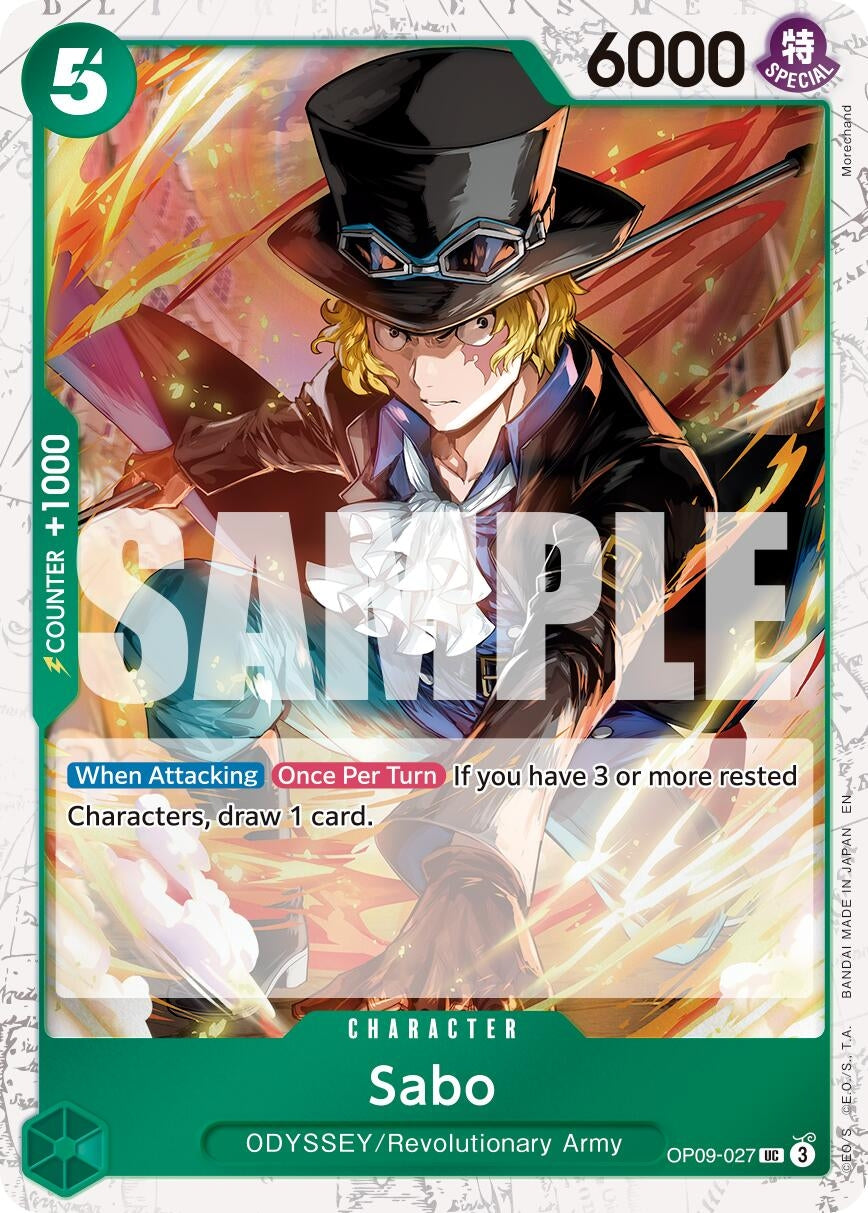 Sabo - OP09-027 (Pirate Foil) (OP09-027) (Premium Booster -The Best- Vol. 2) (PRB-02)