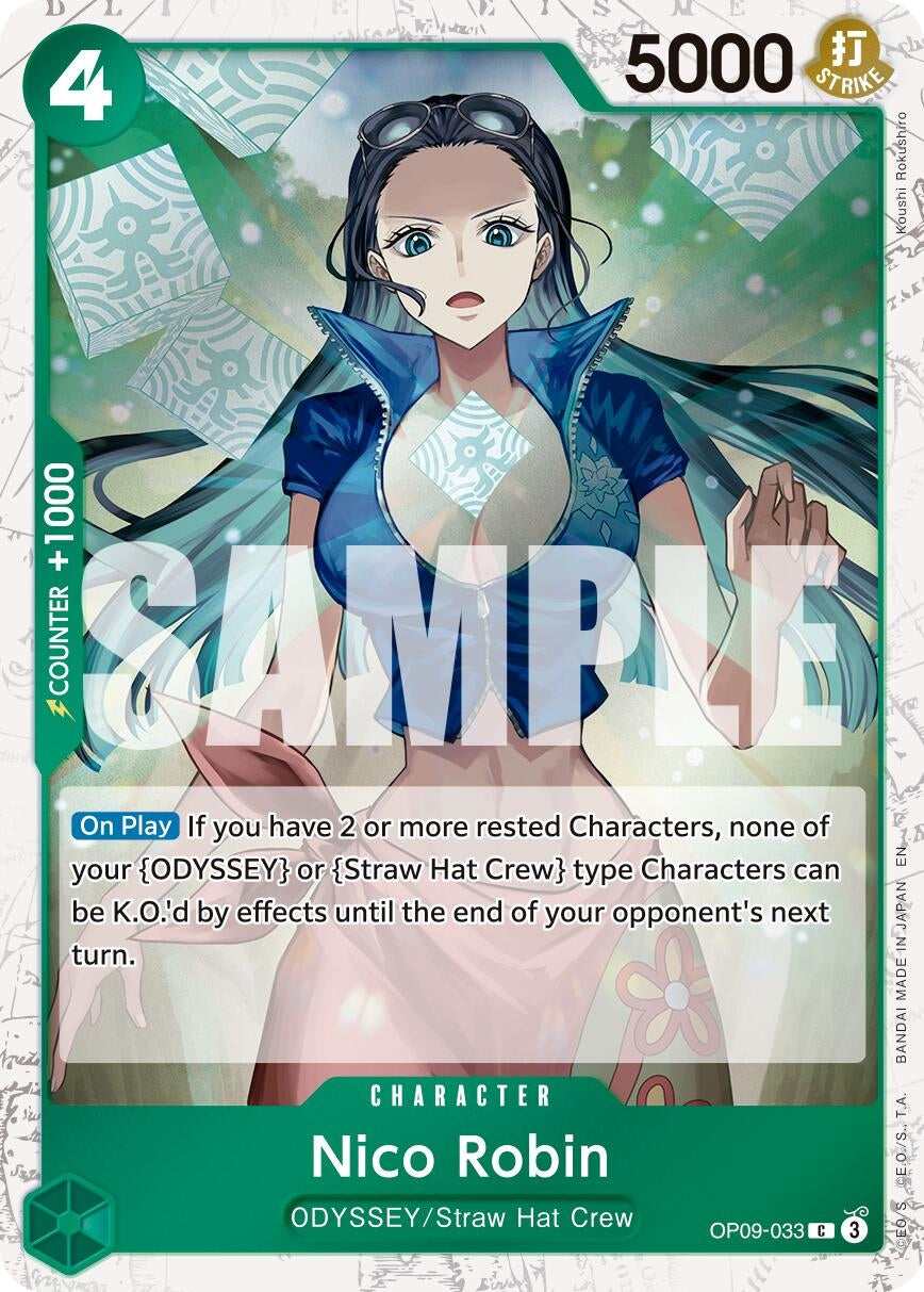 Nico Robin - OP09-033 (Pirate Foil) (OP09-033) (Premium Booster -The Best- Vol. 2) (PRB-02)