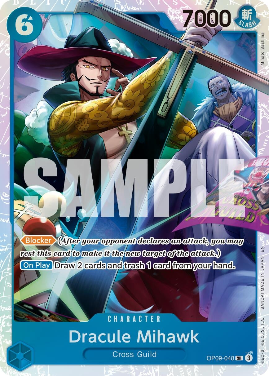 Dracule Mihawk - OP09-048 (Reprint) (OP09-048) (Premium Booster -The Best- Vol. 2) (PRB-02)