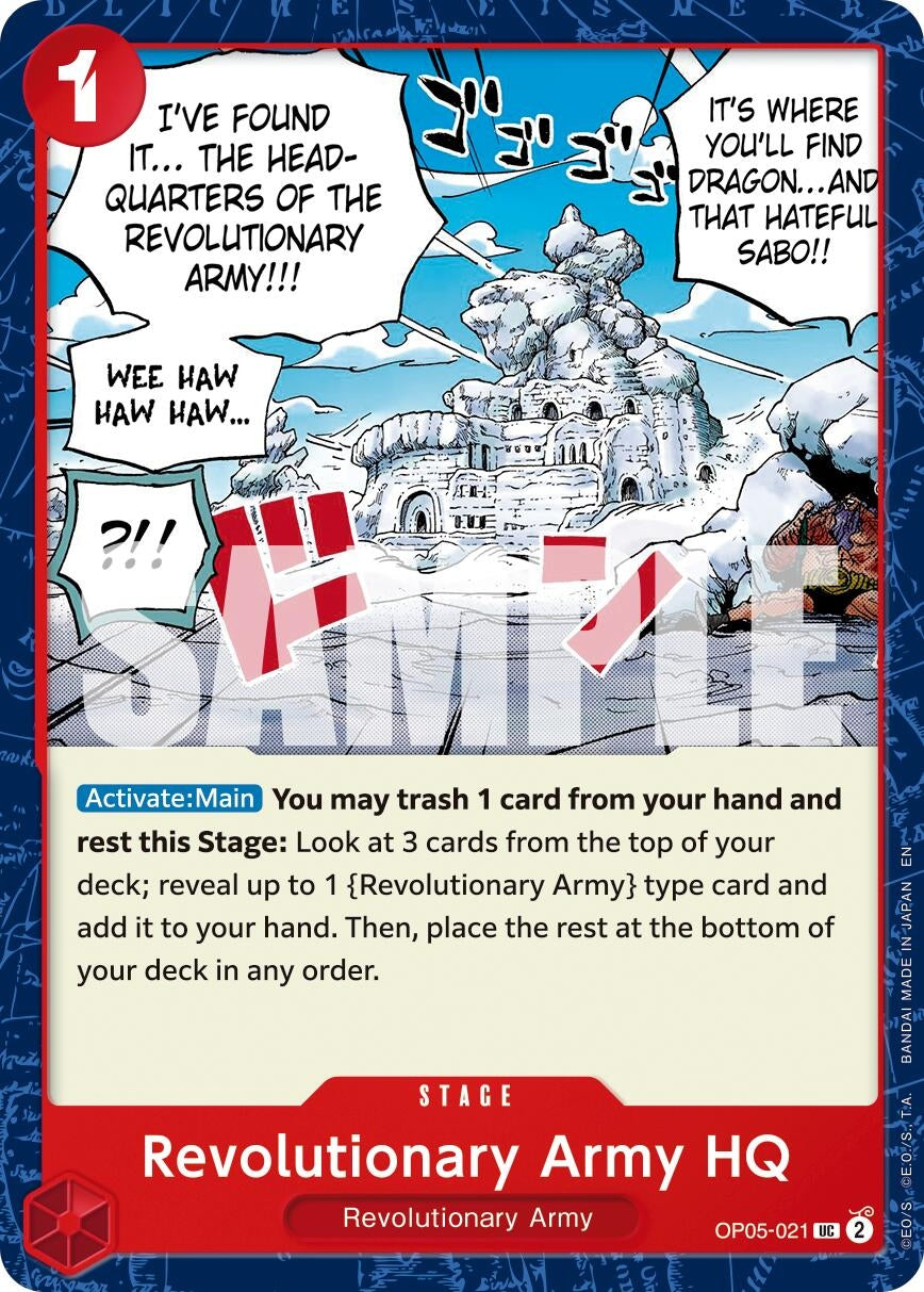 Revolutionary Army HQ (Reprint) (OP05-021) (Premium Booster -The Best- Vol. 2) (PRB-02)