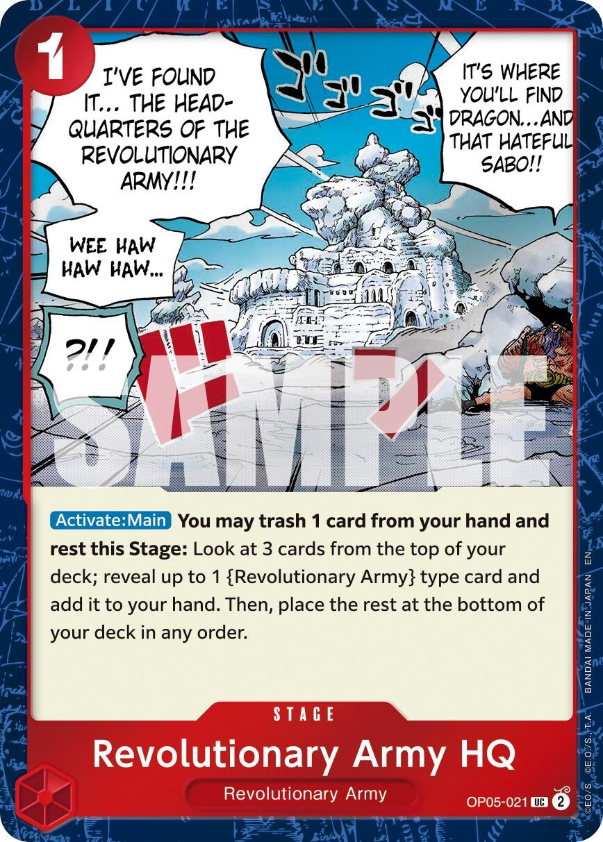 Revolutionary Army HQ (Pirate Foil) (OP05-021) (Premium Booster -The Best- Vol. 2) (PRB-02)