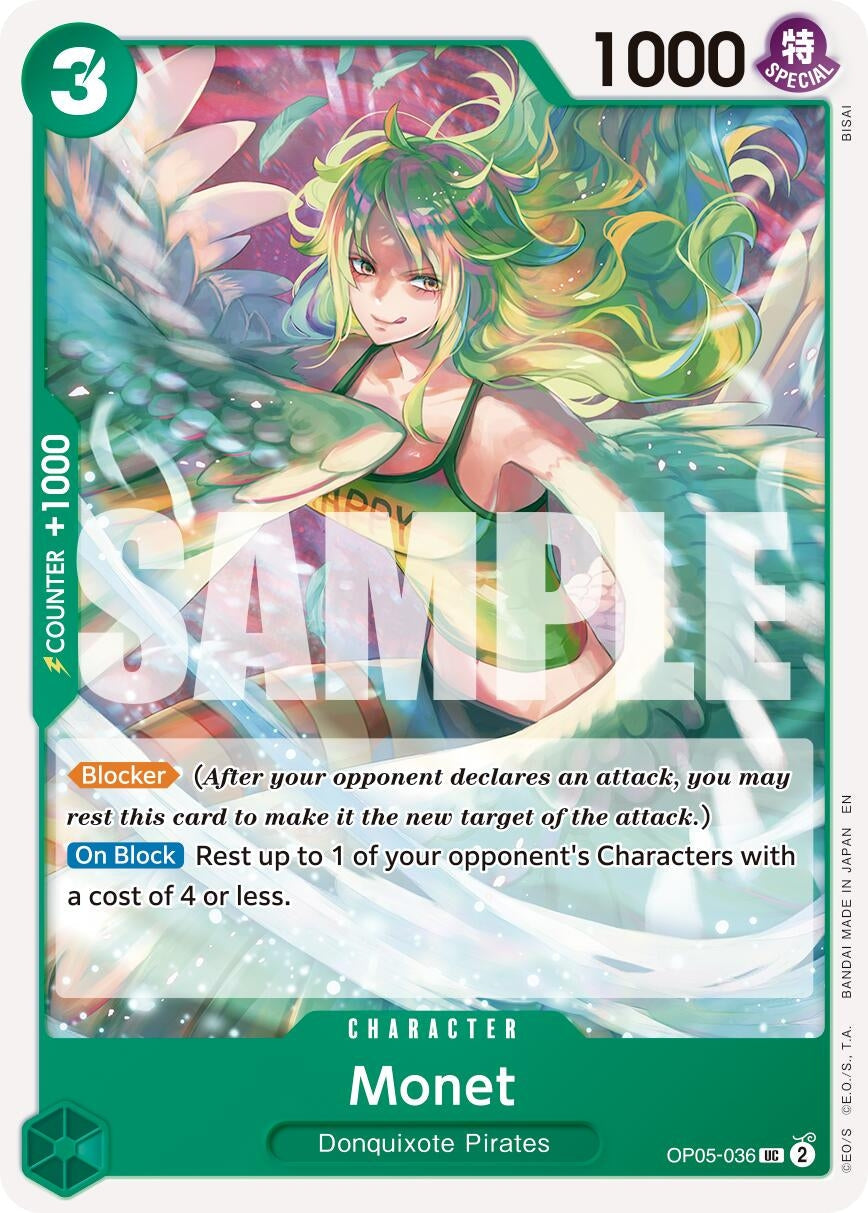 Monet (Reprint) (OP05-036) (Premium Booster -The Best- Vol. 2) (PRB-02)