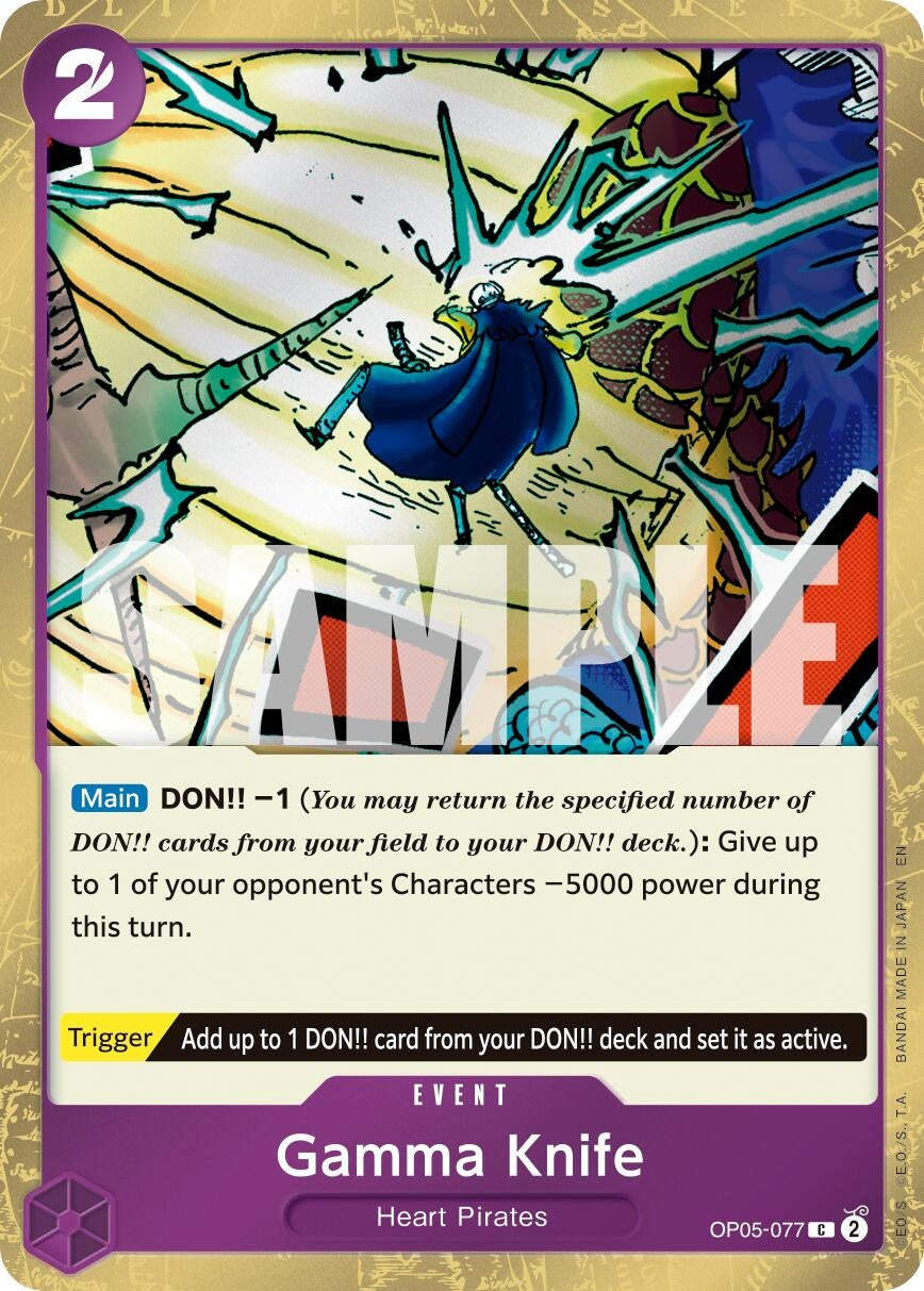 Gamma Knife (Pirate Foil) (OP05-077) (Premium Booster -The Best- Vol. 2) (PRB-02)
