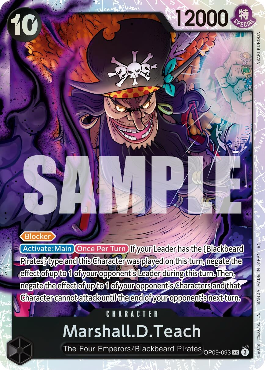 Marshall.D.Teach - OP09-093 (Reprint) (OP09-093) (Premium Booster -The Best- Vol. 2) (PRB-02)