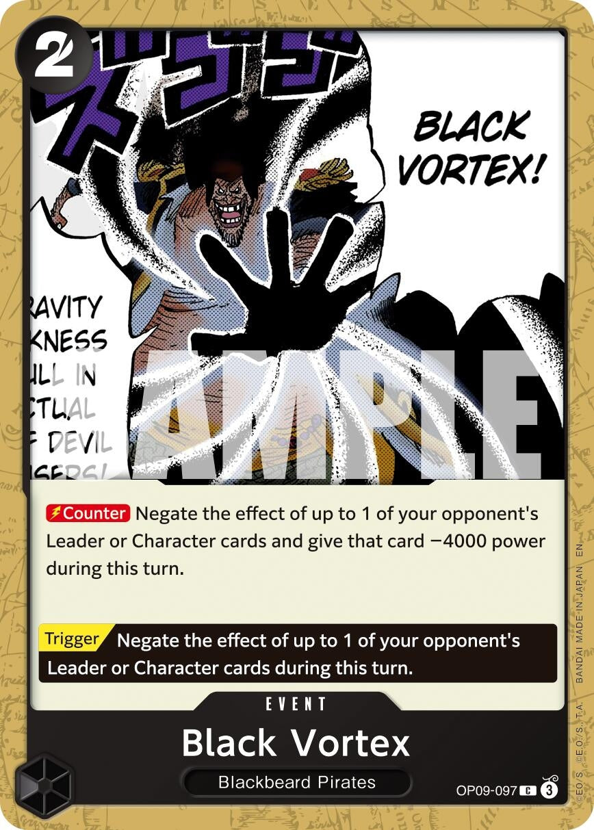 Black Vortex (Reprint) (OP09-097) (Premium Booster -The Best- Vol. 2) (PRB-02)