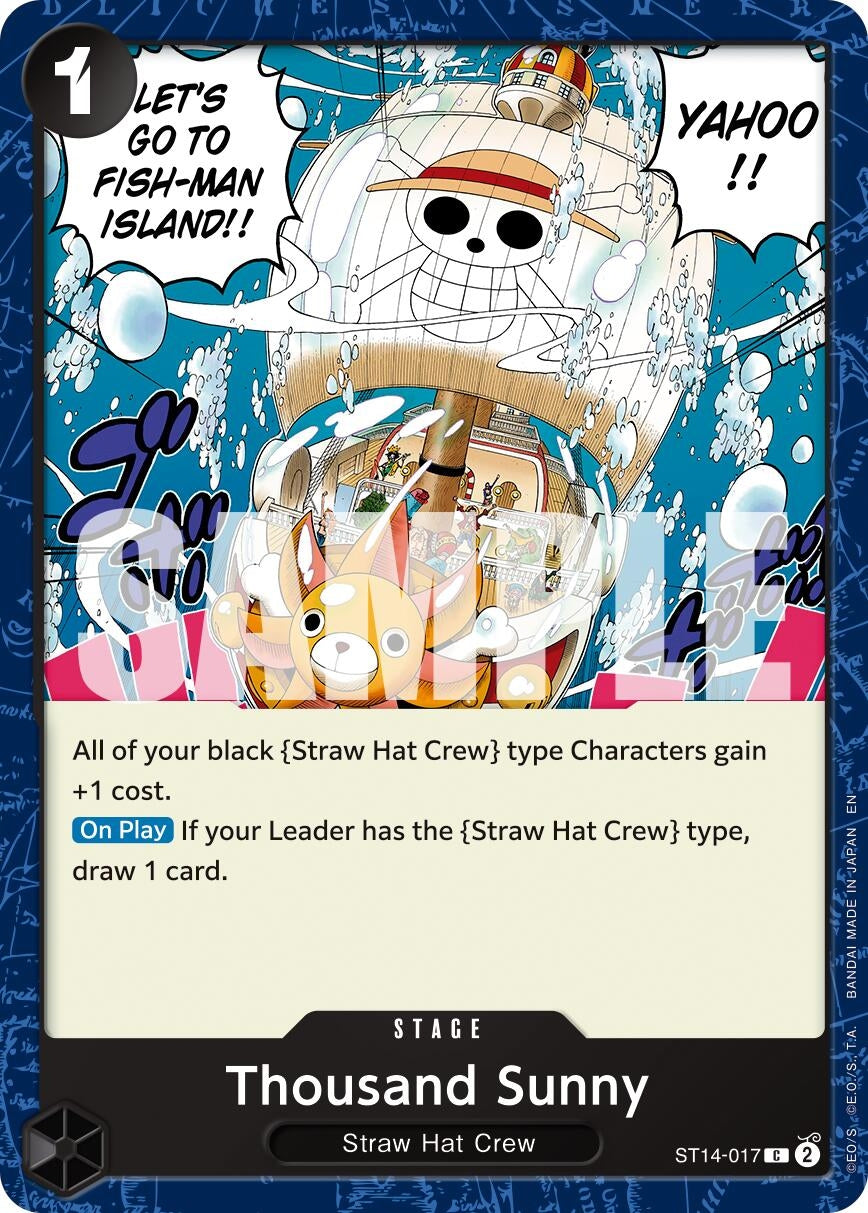 Thousand Sunny (Reprint) (ST14-017) (Premium Booster -The Best- Vol. 2) (PRB-02)