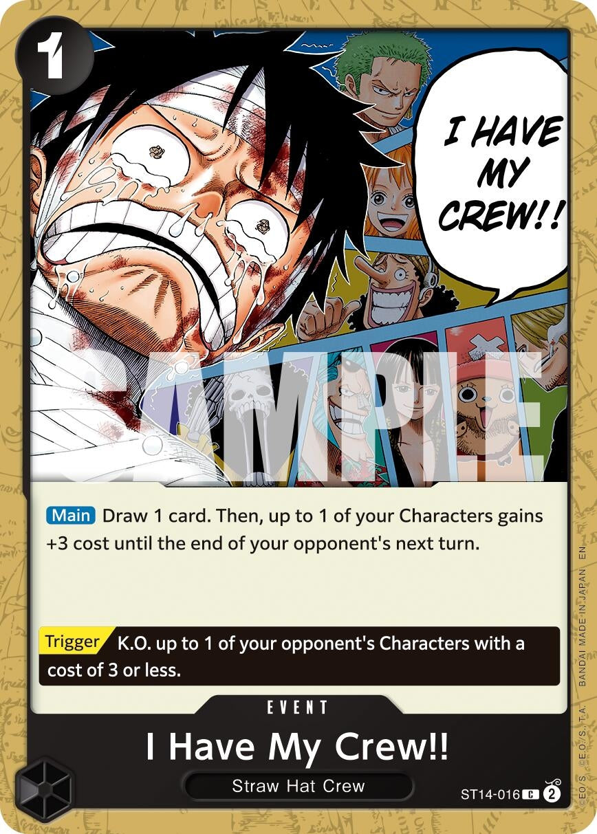 I Have My Crew!! (Reprint) (ST14-016) (Premium Booster -The Best- Vol. 2) (PRB-02)